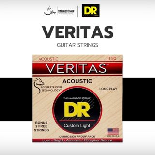 Dr Strings สายกีตาร์โปร่ง veritas™ - Coated Core Technology …