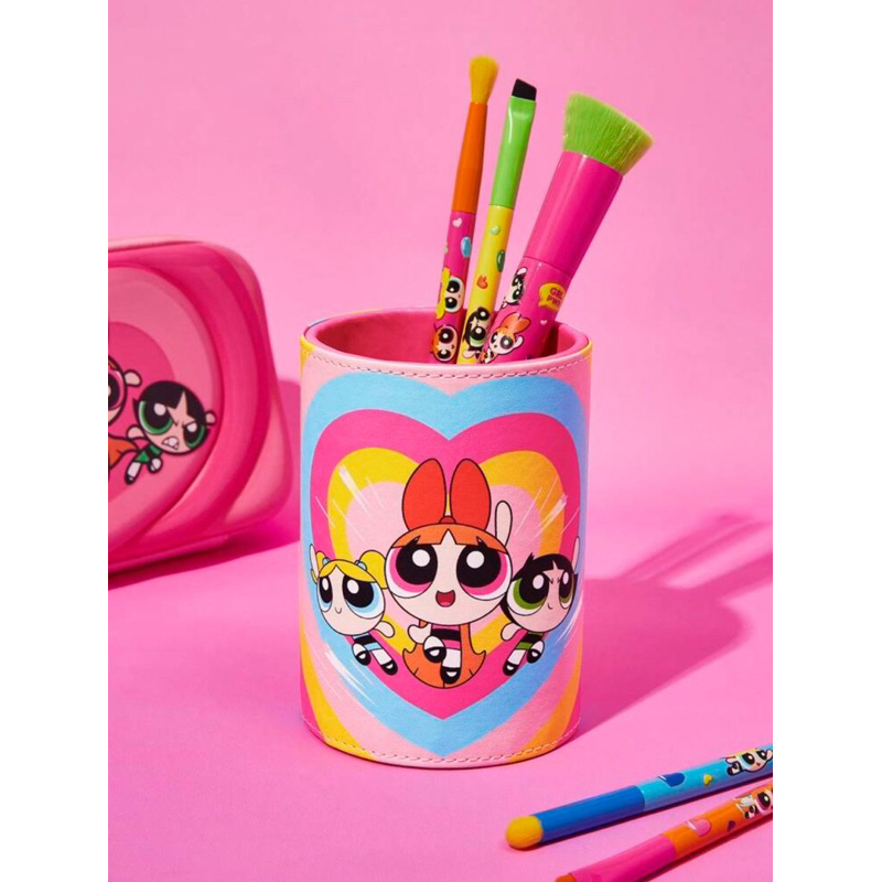 พร้อมส่ง ที่ใส่แปรงแต่งหน้า/ดินสอ ปากกา THE POWERPUFF GIRLS ลิขสิทธิ์แท้ 100% จาก SHEIN X