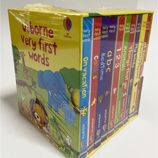 (พร้อมส่ง) Usborne Very first words เซ็ตหนังสือเสริมทักษะภาษาอังกฤษ เซ็ต 10 เล่ม