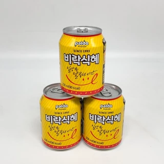 น้ำข้าวเกาหลี 1 ลัง 24 กระป๋อง Sikhye 238ml ชิกฮเย 식혜 น้ำผลไม้เกาหลี เครื่องดื่มเกาหลี