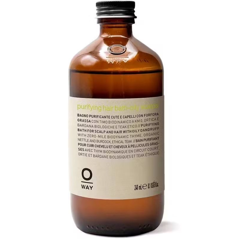 OWAY Purifying Hair Bath - Oily Scalps แชมพูไบโอไดนามิค สำหรับหนังศีรษะมีรังแค (ผมมัน)