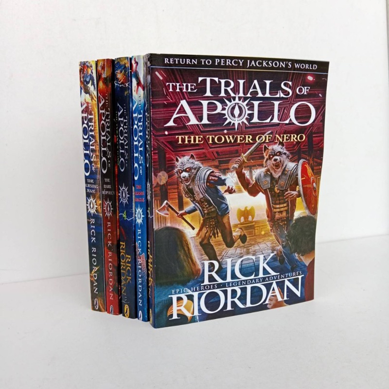 หนังสือชุด The Trials of Apollo (ชุด 5 เล่ม) **งานไม่ดี อ่านรายละเอียดก่อนนะคะ**