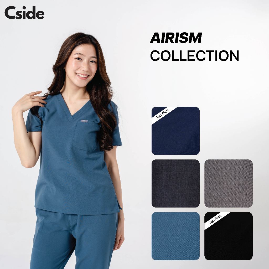 Cside Scrub - Airism Collection - (ชุดสครับ ชุดสครับหญิง ชุดสครับหมอ)