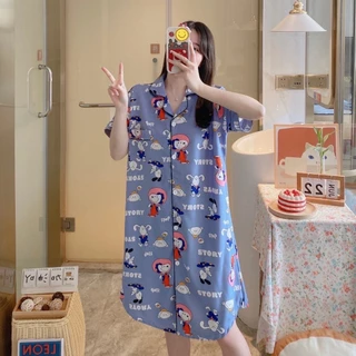 🍑กระโปรงชุดนอน.ผ้าไหมเกาหลี.แฟชั่นใส่สบายน่ารัก🍑