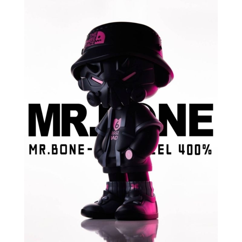 แท้💯✳️ MR.BONE BLACK BEEL 400%