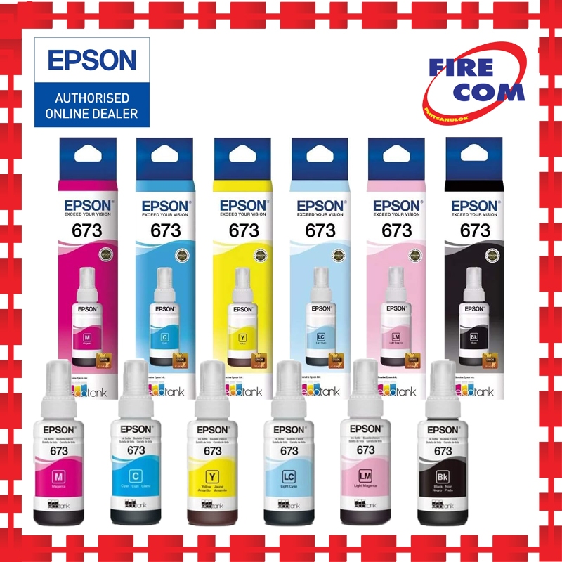 หมึกเครื่องพิมพ์อิงค์เจ็ท Epson Ink T673 สามารถออกใบกำกับภาษีได้