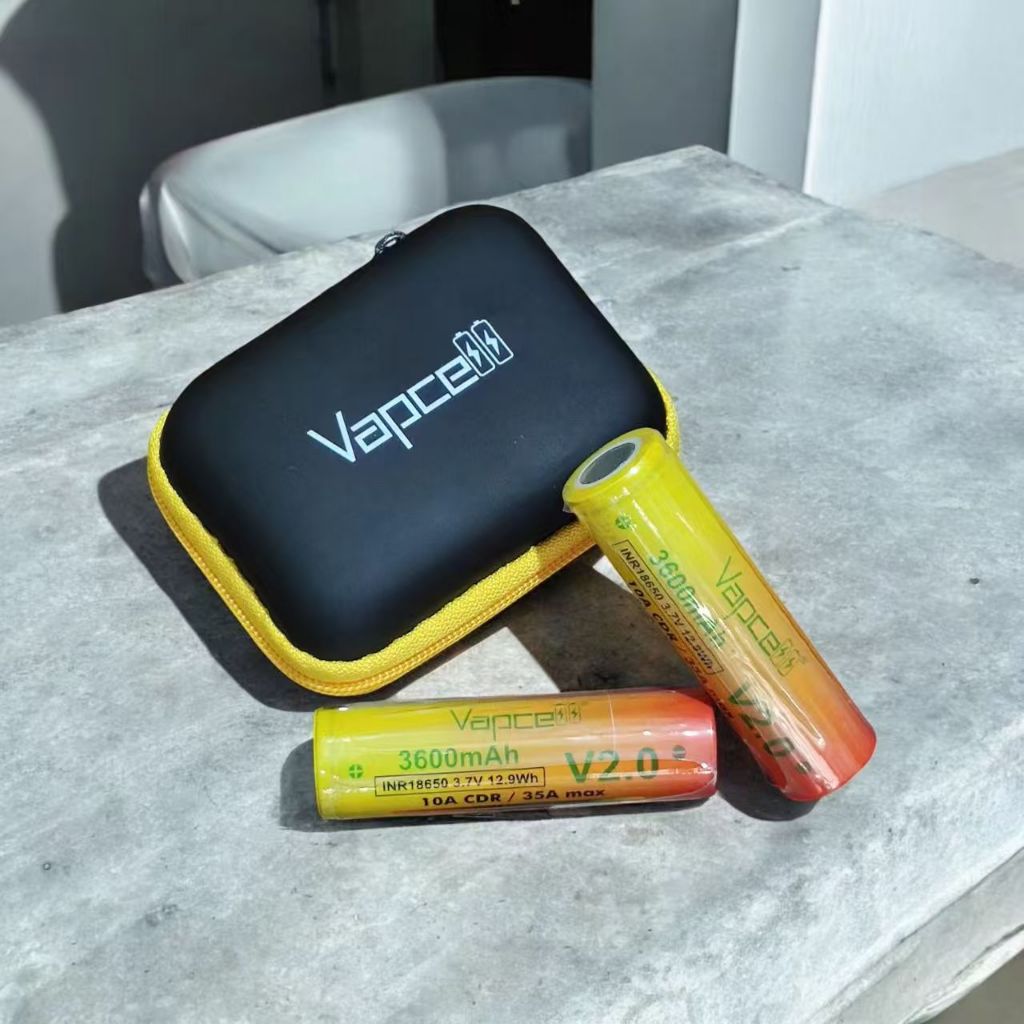 Vapcell ทอง Gold 18650 V2.0 3600mAh รับประกัน 1 เดือน ถ่านชาร์จแท้ 100% General Rechargeable Li-Ion Battery