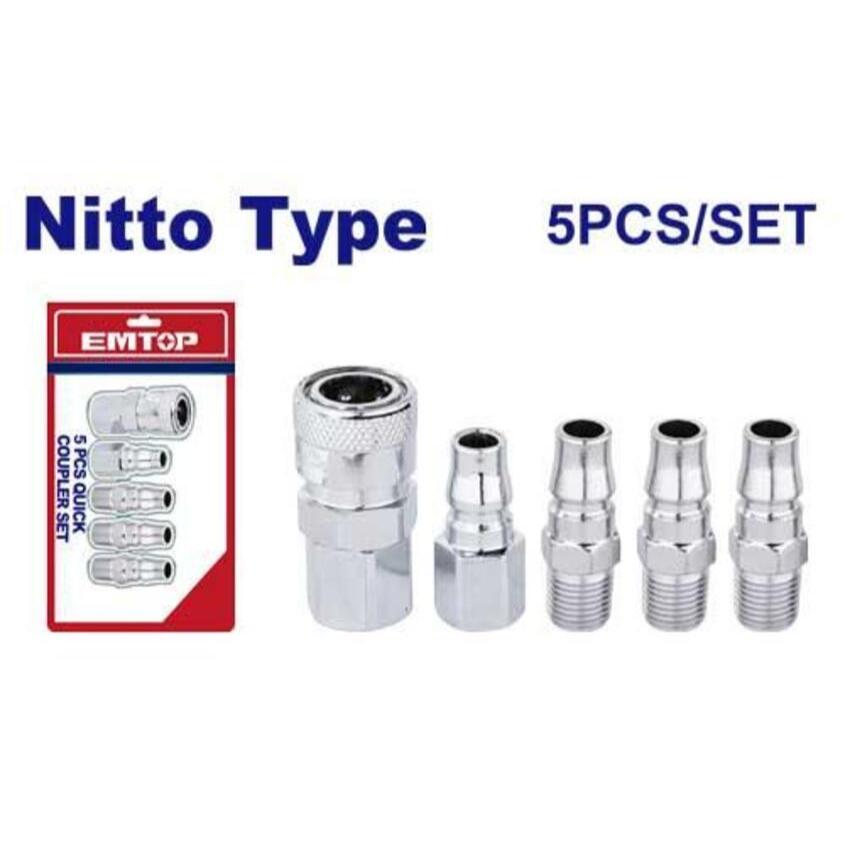 ชุดข้อต่อสวมเร็ว 5 ชิ้น รุ่น EMQP3673