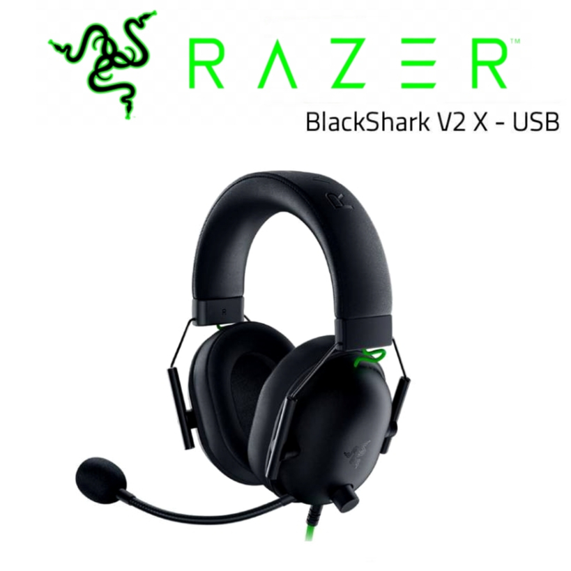 หูฟังเกมมิ่ง RAZER BLACKSHARK V2 X USB - แบบมีสาย Multi-platform สำหรับ Esports