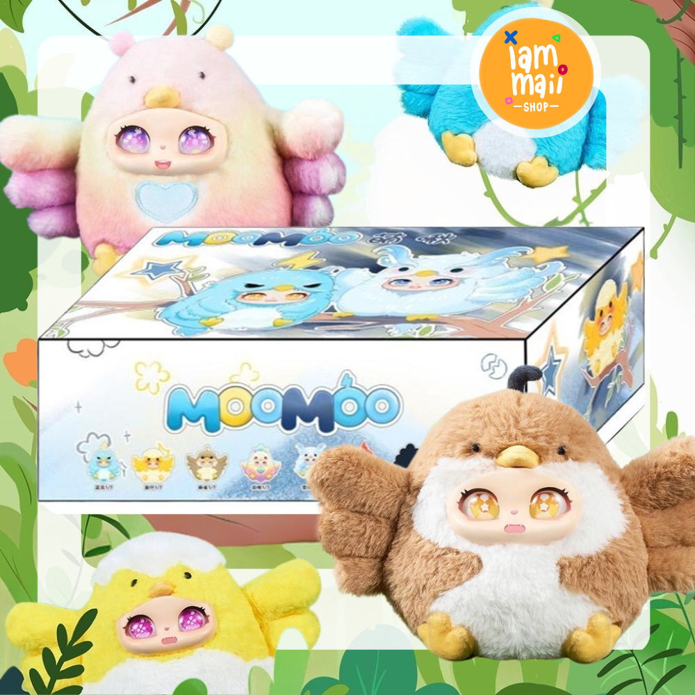 [ยกกล่อง] Moomoo กล่องสุ่ม พวงกุญแจ ตุ๊กตานก น่ารัก พร้อมส่ง