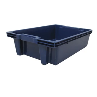แพ็ค 15-20 ใบ ลังพลาสติก ขนาด 36.0 x 53.5 x 14 cm. เกรด A HDPE เบอร์ 419