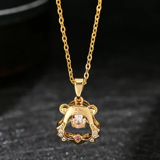 【ลดล้างสต๊อก】สร้อยคอทอง 12 นักษัตร สร้อยคอปีเกิด สร้อยและจี้ 18K สร้อยสแตนเลส เสริมดวง เสริมโชคลาภ ไม่ลอก ไม่ดำ ปรับขนาด
