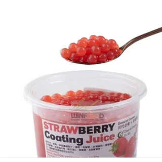 Boba มุกป๊อป สตรอเบอรี่ ฉ่วนได๋ ( 1 กก.) ไต้หวันงดสั่งรวมสินค้าอื่น