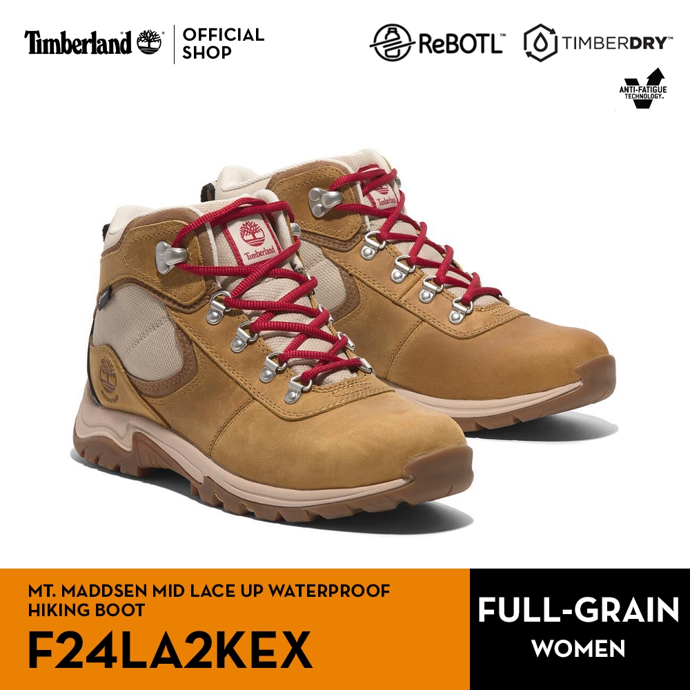 Timberland Women's MT. MADDSEN MID LACE UP WATERPROOF HIKING BOOT รองเท้าเดินป่า (F24LA2KEX)