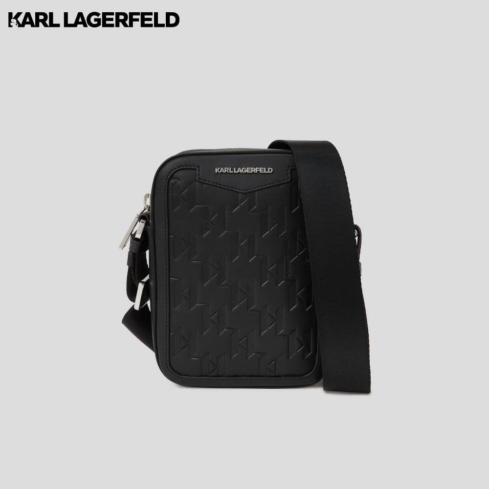 KARL LAGERFELD - K/LOOM LEATHER CROSSBODY BAG 240M3067
