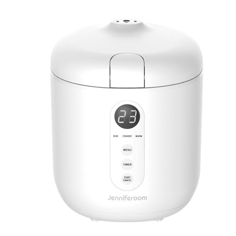 พร้อมส่ง/แท้🍚 Jenniferoom Macaron Rice Cooker หม้อหุงข้าวไฟฟ้ารุ่น Macaron  JRTH-R0810-WH รุ่นความจุ 0.8L (สีขาว◻️)