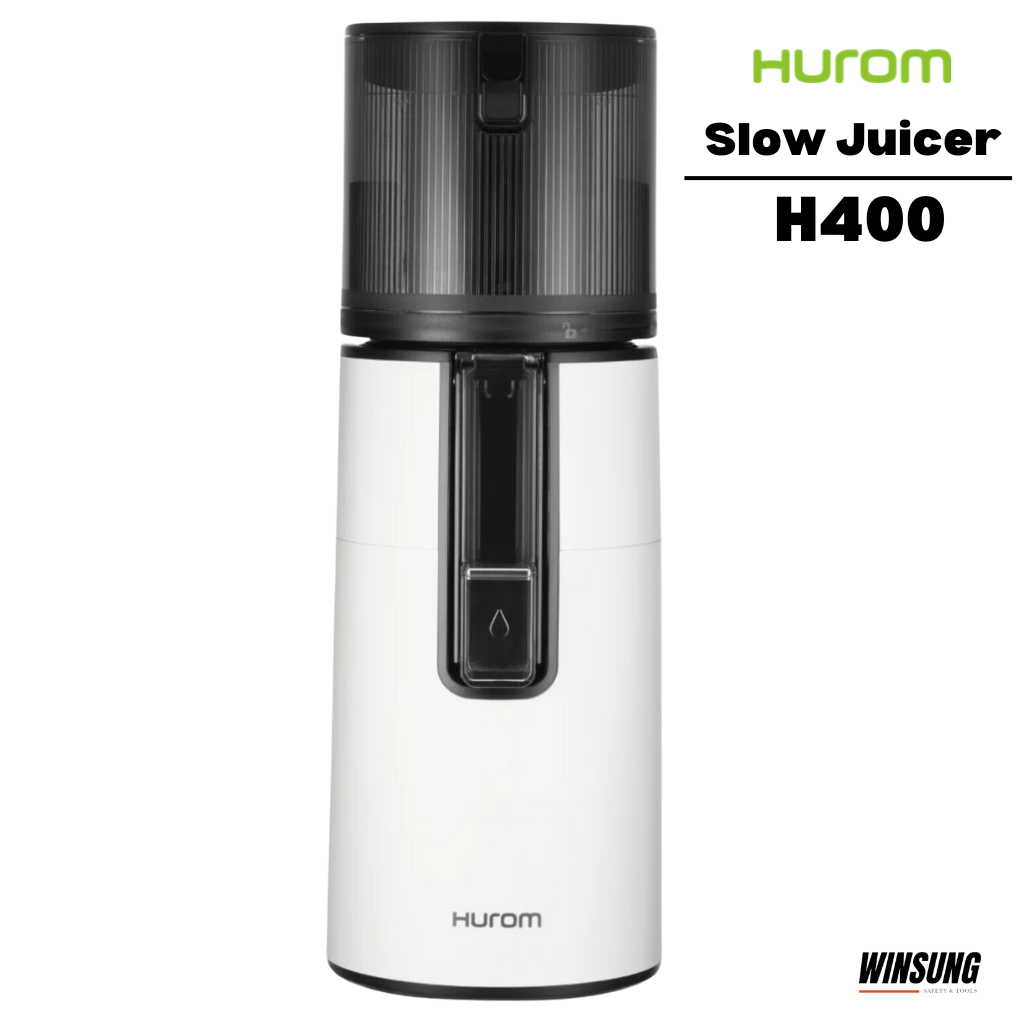 เครื่องสกัดเย็นน้ำผักผลไม้ เครื่องคั้นน้ำผลไม้ Hurom รุ่น H400 สีขาว