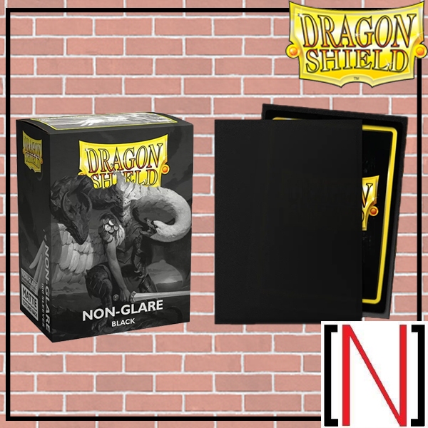 [Sleeve][ซองใส่การ์ด] Dragonshield - Matte Non-Glare Black [Dragon shield][MTG][Pokemon][BuddyFight]