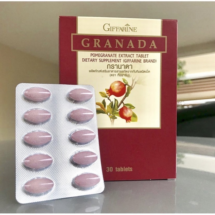 ทับทิมเข้มข้น บำรุงเลือด หัวใจ ตับ ยับยั้ง มะเร็ง ขนาด 700ml. Giffarine Granada