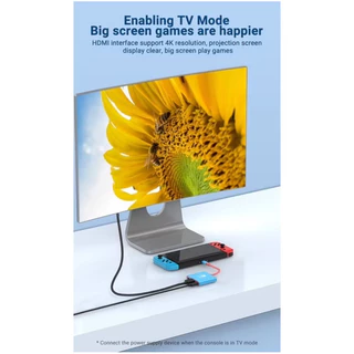 HDMI Hub สำหรับ Nintendo Switch Dock ต่อออกทีวี ใช้แทน Dock ได้