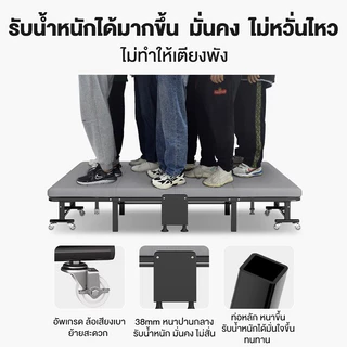 🏠🏠【ไม่ต้องประกอบ】 190*60/80/90*30cm folding bed พับง่าย เก็บง่าย เตียงนอนพับได้ รับน้ำหนักได้200ปอน。