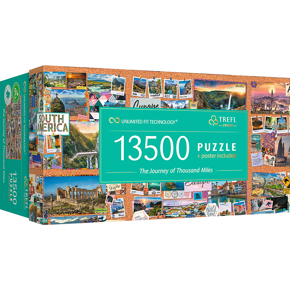 TREFL PRIME Jigsaw จิ๊กซอว์ จำนวน 13500 ชิ้น รุ่น The Journey of Thousand Miles (198.6 X 137.6 cm.) นำเข้าจากยุโรป