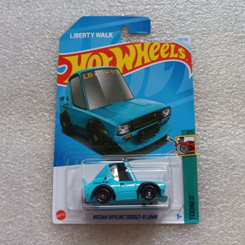 Hotwheels nissan skyline 2000gt-r lbwk tooned