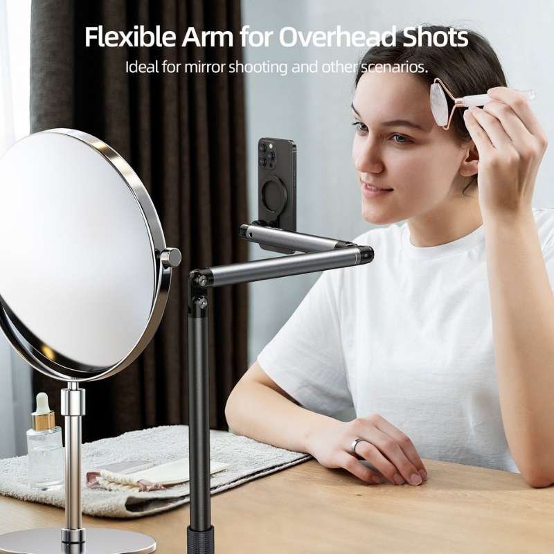 Telesin ขาตั้งพื้นแม่เหล็ก Mobile Video Live Streaming Floor Stand with Magsafe