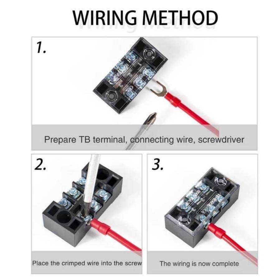 เทอร์มินอล 3 ช่อง 4 ช่อง 6 ช่อง 25A 600V TERMINAL BLOCK ขั้วต่อไฟฟ้า เทอมินอลต่อสายไฟ ราคาถูก