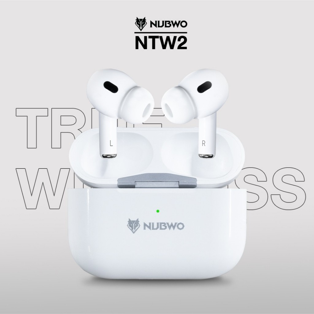 หูฟังไร้สายบลูทูธ NUBWO รุ่น NTW2 ดีไซน์สวยงาม แข็งแรง ทนทาน พกพาง่าย