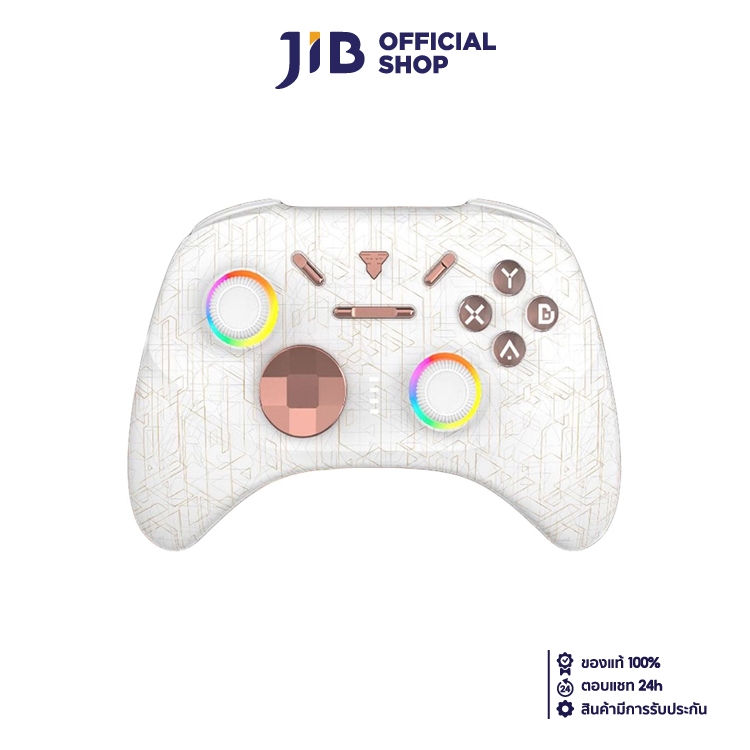 WIRELESS CONTROLLER (คอนโทรลเลอร์ไร้สาย) FANTECH EOS PRO MULTI-PLATFORM GAMEPAD (WHITE) (WGP-15)