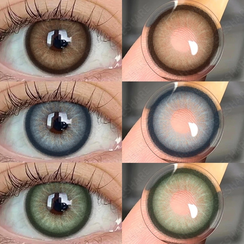 {COD}-Eyeshare Asura คอนแทคเลนส์สีเทา 1 คู่ 14.5 มม. คอนแทคเลนส์สีตาโต 1 คู่ ปริมาณน้ำ 38% ใช้หนึ่งปี ส่งฟรี