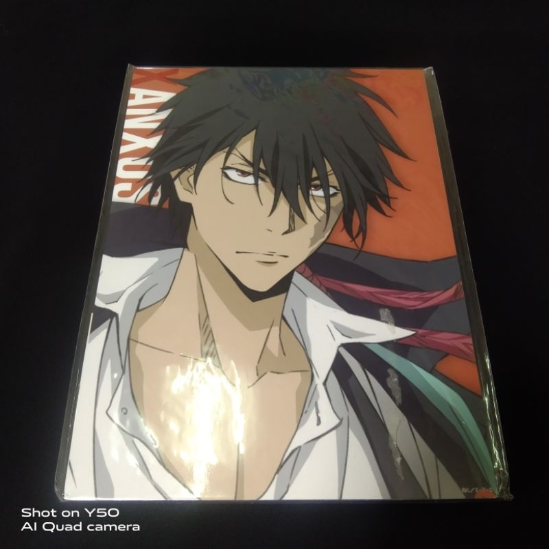 🌋ถูกลิขสิทธิ์🌋ของสะสม แผ่นแข็ง มีขาตั้ง ซันซัส ครูพิเศษจอมป่วนรีบอร์น (Katekyo Hitman Reborn!: Xanxu