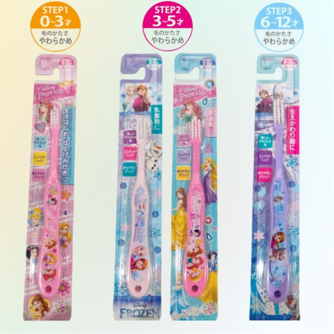 Skater แปรงสีฟันสำหรับเด็กอายุตั้งแต่ 0-12 ปี จากดีสนีย์ Disney ขนนุ่ม นำเข้าจากญี่ปุ่น สินค้าพร้อมส่งจากไทย