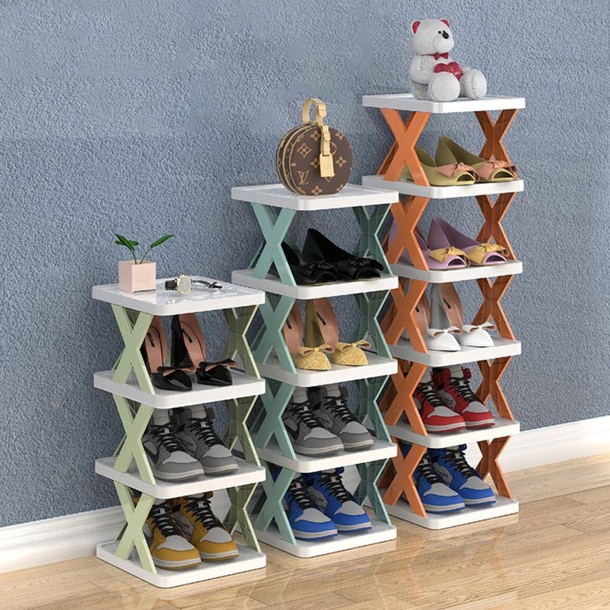 MaMa Hmoe ชั้นวางรองเท้า ชั้นเก็บรองเท้า มีให้เลือกหลากหลายชั้น ซ้อนได้หลายชั้น ช่วยประหยัดพื้นที่