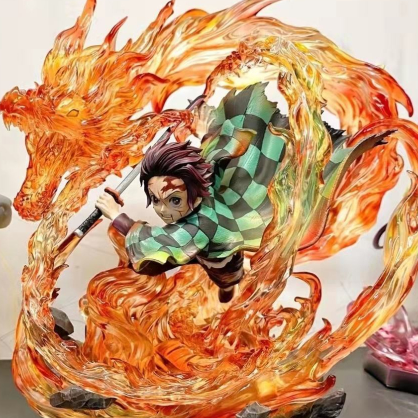 ʚɞ-ʚɞ โมเดลอะนิเมะ Demon Slayer กล่องตาบอด Tanjiro Nezuko Zenitsu Zenitsu