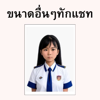 รูปติดบัตร ขนาด 1 นิ้ว 1.5 นิ้ว 2 นิ้ว รูปนักเรียน รูปนักศึกษา รูปทำงาน รูปชุดครุย รูปข้าราชการ ราคาถูก!!!