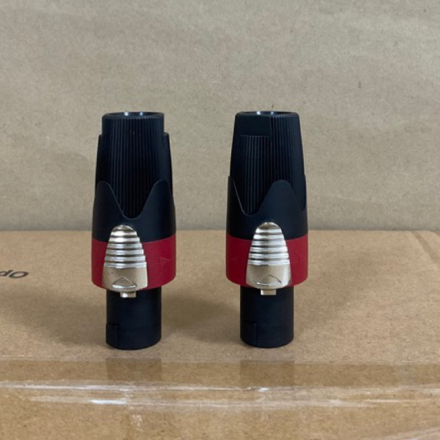 new ปลั๊กลำโพงแบบหมุนล็อคสำหรับต่อสายลำโพง สเปคคอน Speakon สเปคค่อนลำโพง
