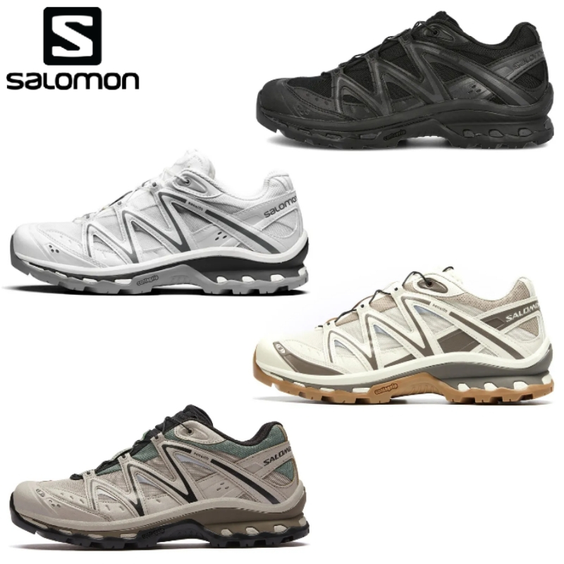 ของแท้ 100% Salomon XT-Quest Advance Black White Khaki Gray รองเท้าผ้าใบสำหรับผู้ชาย และผู้หญิง