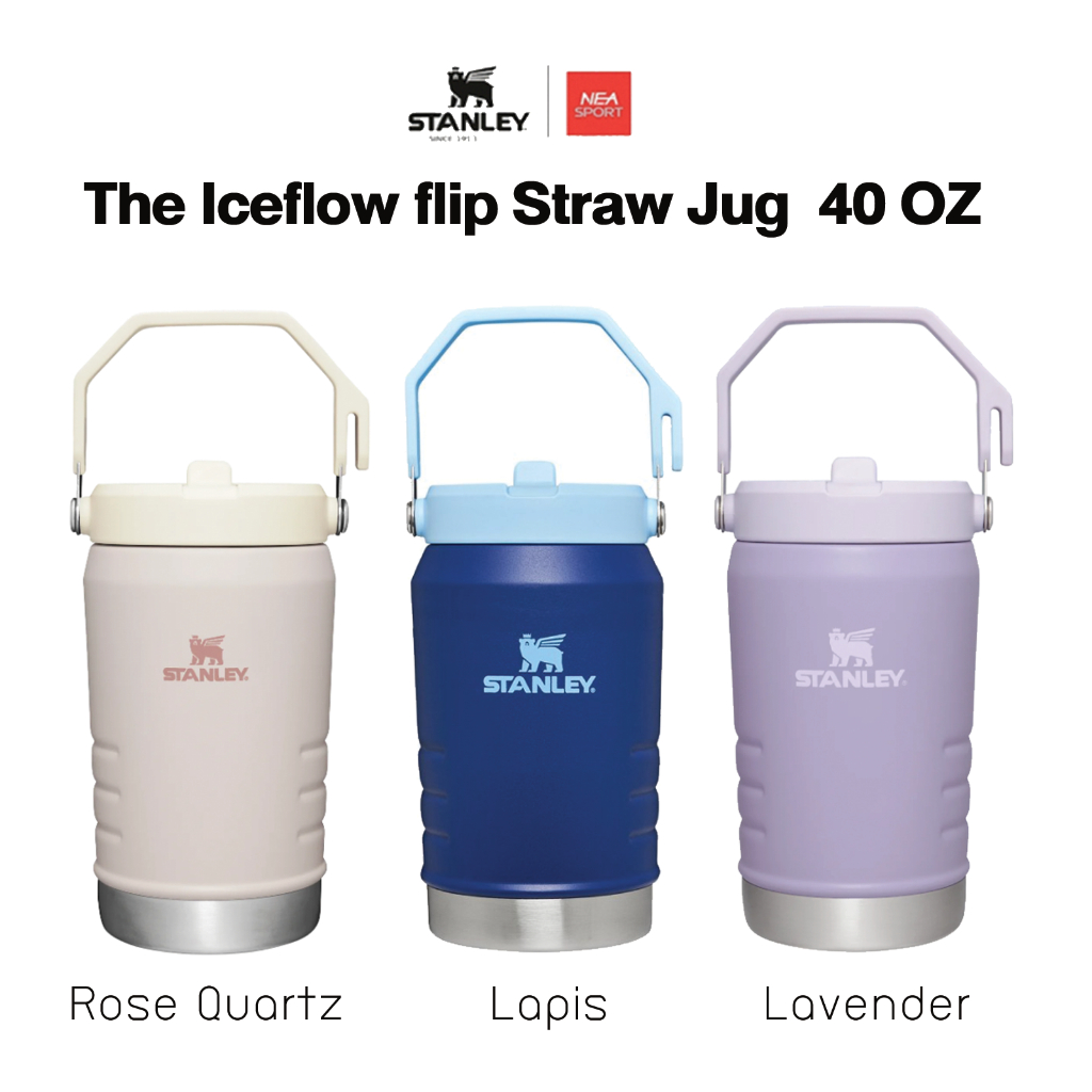 [ลด20% เก็บโค้ด 20XTRA1000] STANLEY The Iceflow flip Straw Jug - 40 OZ แก้ว เหยือก เก็บความเย็น แสตน