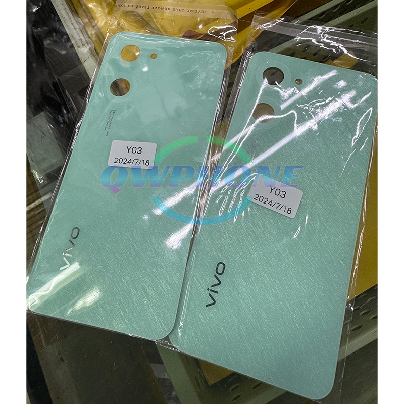 ใหม่ ฝาครอบแบตเตอรี่ด้านหลัง ใช้กับ VIVO Y03 Back Cover Battery vivoy03 แบบเปลี่ยน สําหรับ