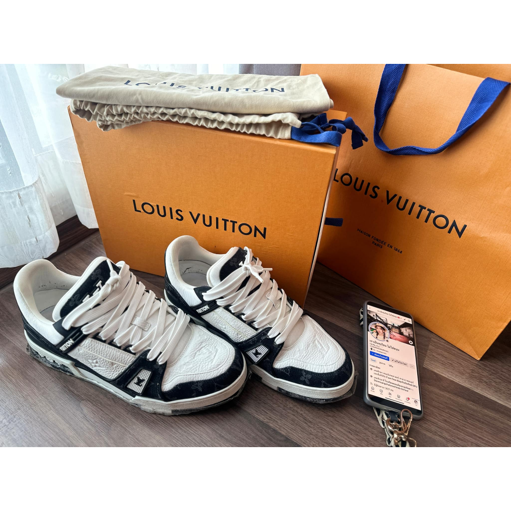 LV Trainer Sneaker Black