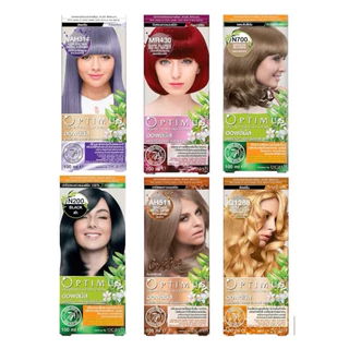 ตัดฝากล่อง #Optimus color Cream ออพติมัส คัลเลอร์ ครีม 100 ml สีย้อมผม ออแกนิค