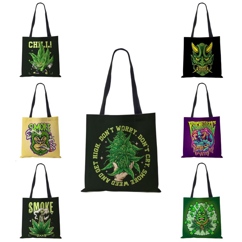 Shopping Bag 4:20 Design 40x40cm 420☘️