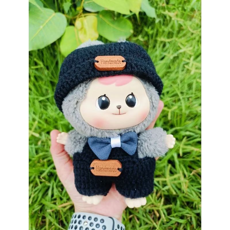 ชุดเอี้ยมกางเกง สีดำ Bao-ao