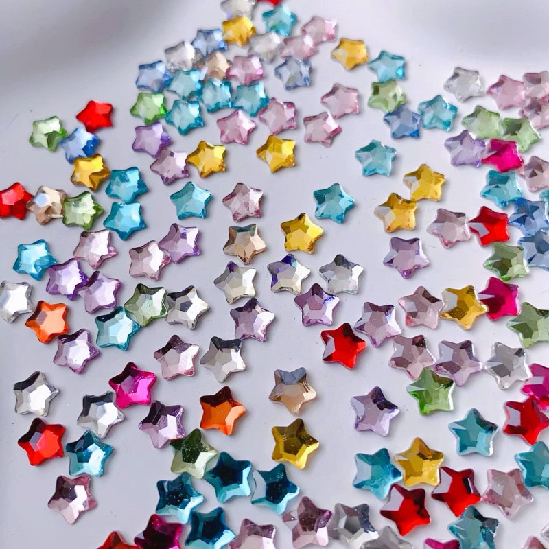 ดาวเพชรแต่งก้นแบนขนาด6มิล