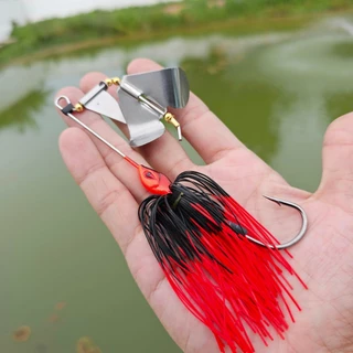 บัสเบท buzzbait เหยื่อตกปลา ตีจิบ ช่อน ชะโด กราย ปลาล่าเหยื่อ