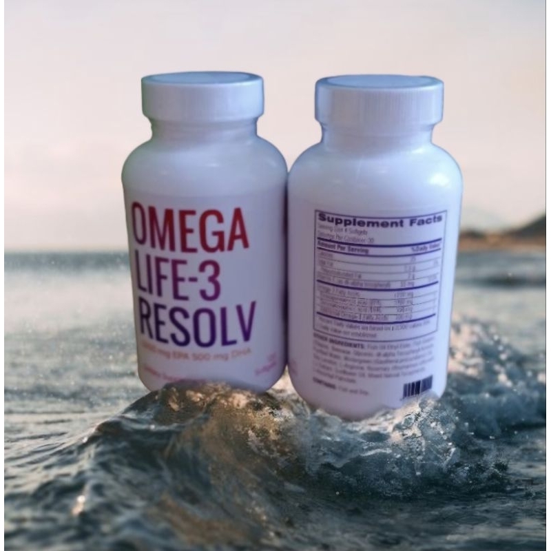 โอเมก้า3 Resolv Omega Life 3/การันตรีของแท้ 100%