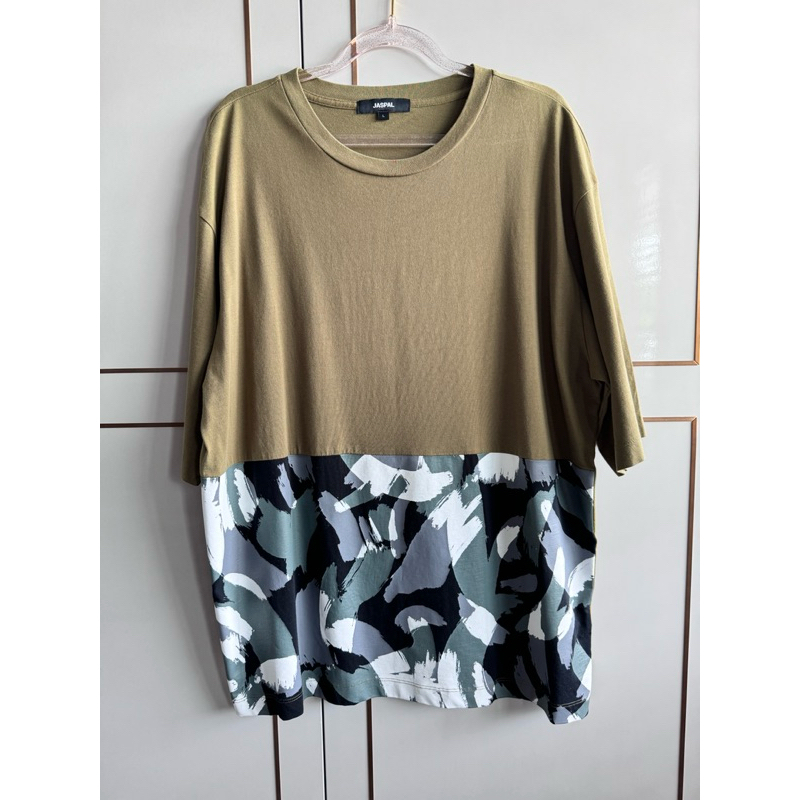 Used jaspal man size L สีเขียวขี้ม้า