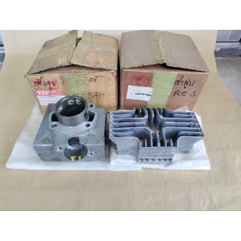 เสื้อสูบ+ฝาสูบ RC100 แท้ศูนย์